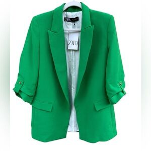 ★ZARA★ VOLUMINOUS HEM JACKET Zara | Jackets & Coats | Zara Black Voluminous Hem Jacket